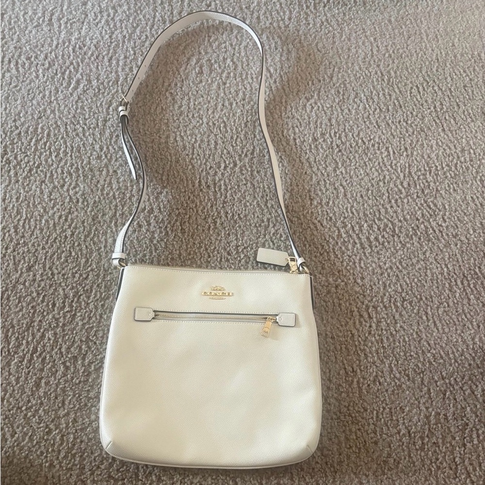 Coach White Crossbody Bag